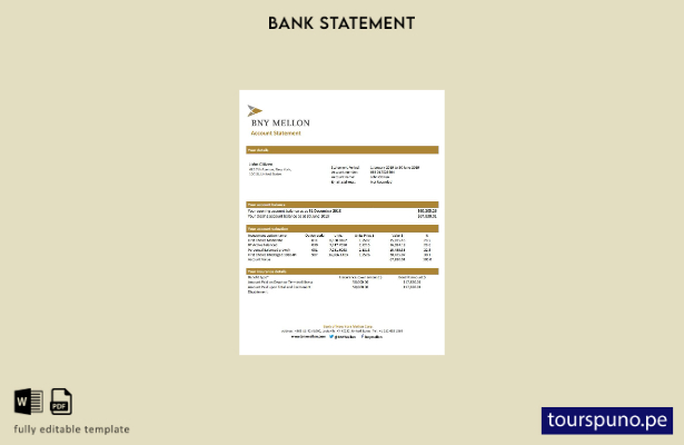 listo para imprimir plantilla de word   extracto bancario de comprobante de di 3