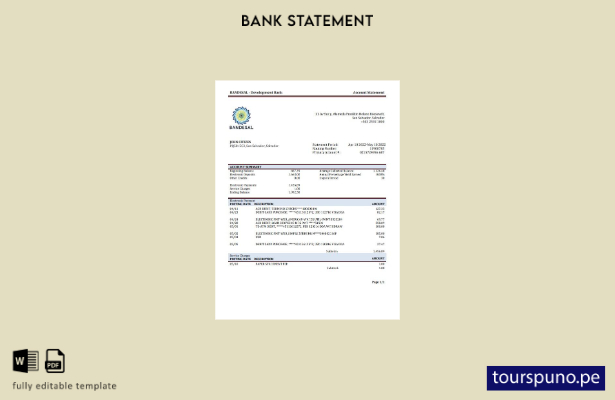 listo para imprimir plantilla de word   extracto bancario de salvador bandesal