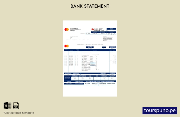 listo para imprimir plantilla de word   extracto bancario del banco nacional de