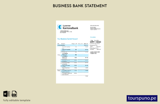 listo para imprimir Luzerner Kantonalbank Organización bancaria extracto de cuen