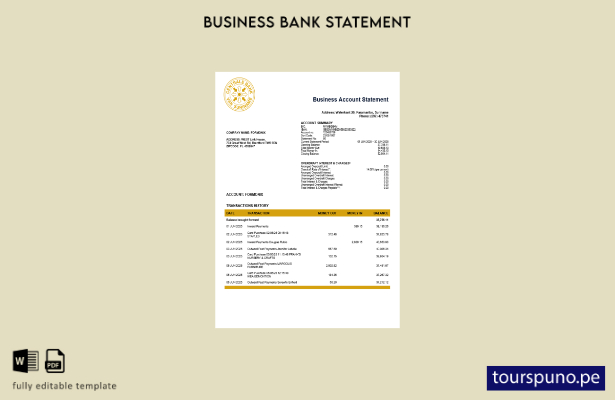 listo para imprimir Surinam Centrale Bank Van Surinam estado de cuenta comercial