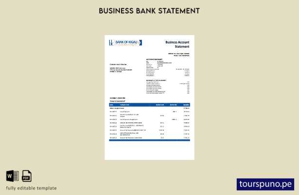 listo para imprimir el estado de cuenta corriente de la organización del banco d
