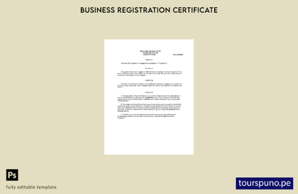 listo para imprimir Certificado de incorporación de EE. UU. Delaware Plantilla d