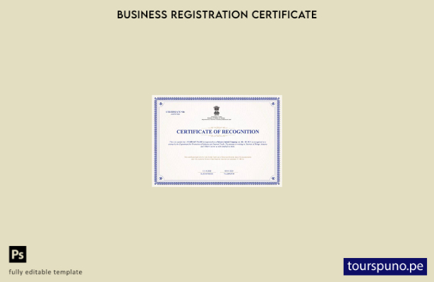 listo para imprimir Certificado de reconocimiento de India Plantilla de plantill