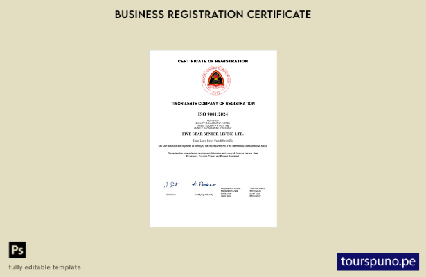 listo para imprimir Plantilla de plantilla de Word y PDF del certificado de r 63
