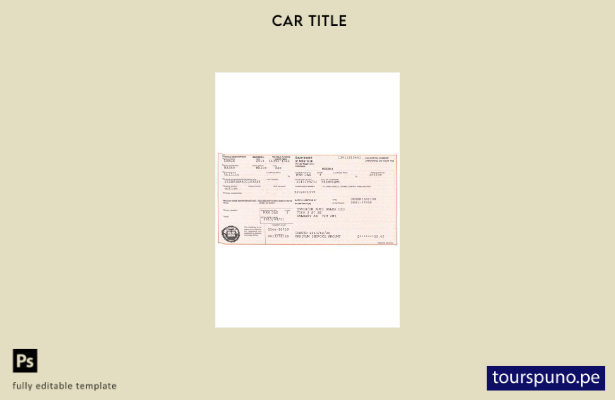 lista para imprimir plantilla de versión de título de automóvil de Canadá Albert