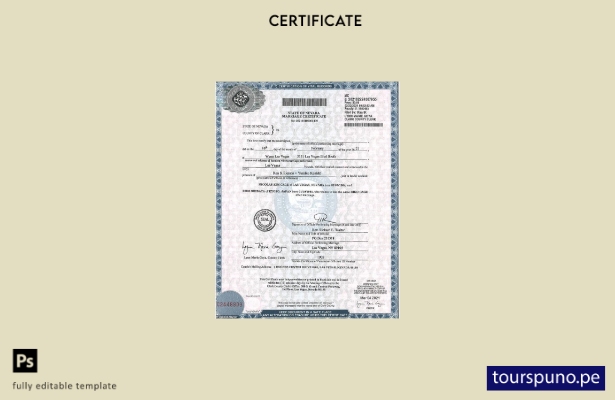 listo para imprimir plantilla de certificado de matrimonio del condado de clar 1