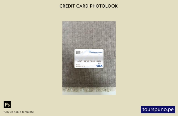listo para imprimir Canadá JP Morgan Chase Bank visa tarjeta de débito fotolook
