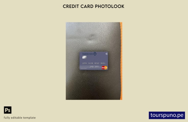 listo para imprimir Libia Jumhouria Bank mastercard photolook plantilla frontal