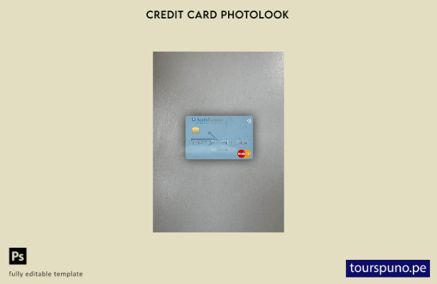 listo para imprimir Madagascar AccèsBanque mastercard photolook plantilla fronta
