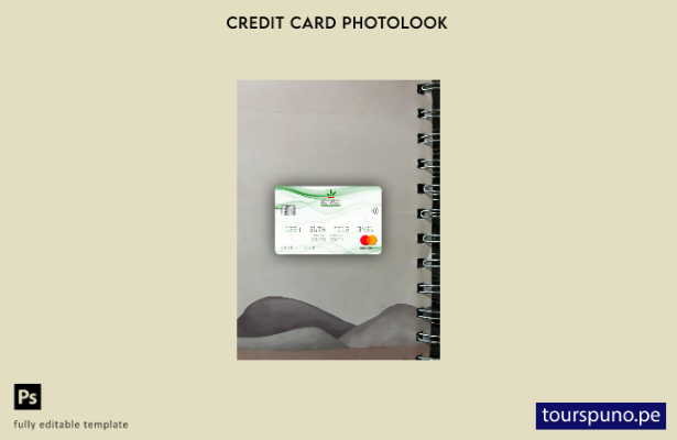 listo para imprimir Marruecos Credit Agricole banco mastercard photolook plantil
