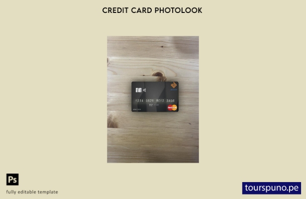 listo para imprimir Nigeria Access Bank Plc mastercard photolook plantilla front