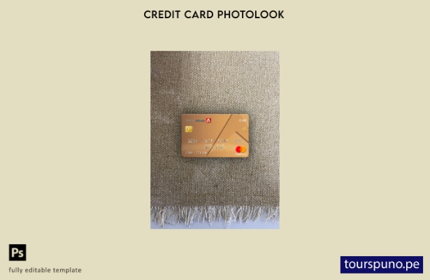 listo para imprimir Panamá Banco Aliado banco mastercard gold photolook plantill