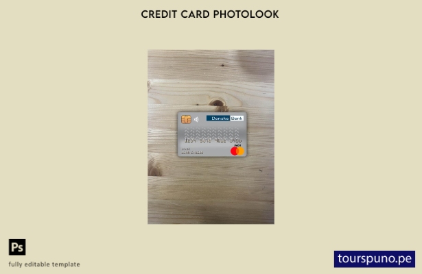 listo para imprimir Plantilla frontal de aspecto fotográfico de tarjeta de dé 48