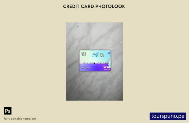 listo para imprimir plantilla frontal de aspecto fotográfico de firma de visa de