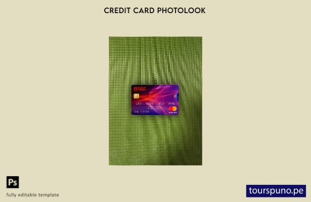 listo para imprimir plantilla frontal de aspecto fotográfico de mastercard d 102