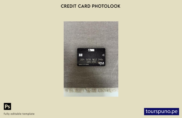 listo para imprimir plantilla frontal de aspecto fotográfico de tarjeta de fi 15