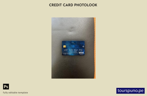 listo para imprimir plantilla frontal de aspecto fotográfico de tarjeta de fir 6
