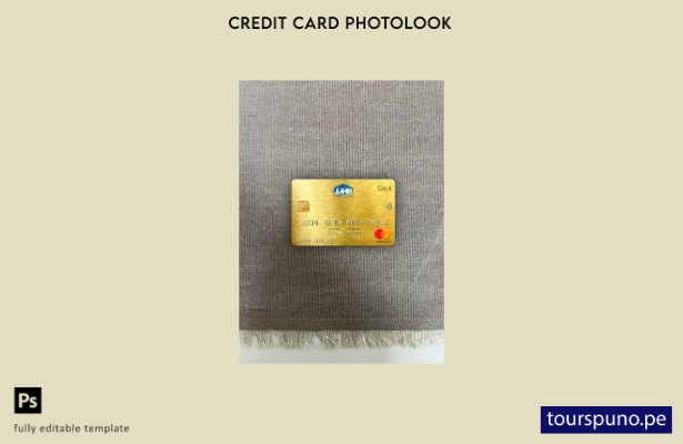 listo para imprimir plantilla frontal de aspecto fotográfico dorado de Mastercar