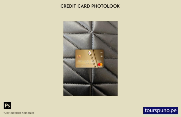 listo para imprimir plantilla frontal de aspecto fotográfico dorado mastercard d