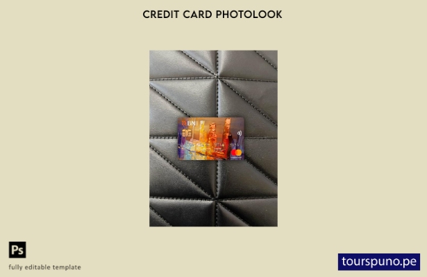 listo para imprimir plantilla frontal de aspecto fotográfico mastercard Negara i