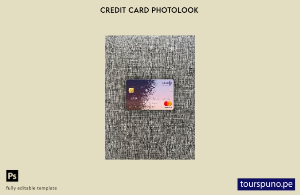 listo para imprimir plantilla frontal de aspecto fotográfico mastercard del B 20