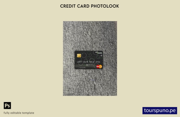 listo para imprimir plantilla frontal de aspecto fotográfico mastercard del Czec
