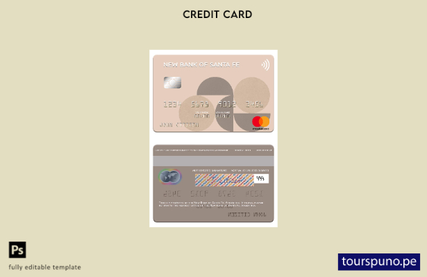lista para imprimir Argentina Nueva plantilla mastercard del Banco de Santa Fe