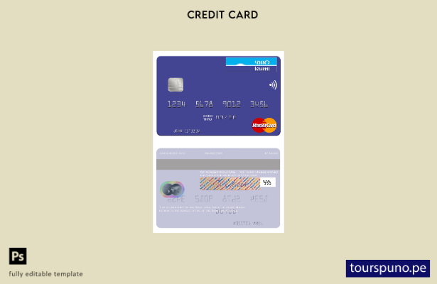 lista para imprimir la plantilla de mastercard Leumi del Banco de Israel