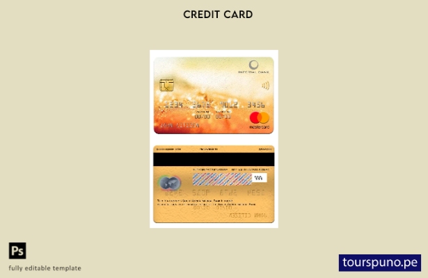 lista para imprimir la plantilla mastercard del Banco Imperial de Sudáfrica