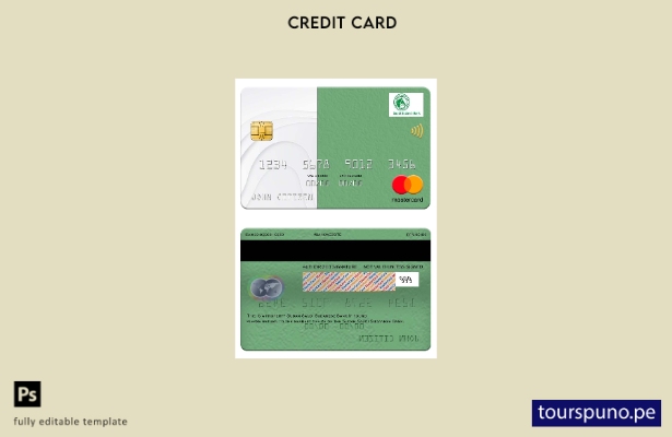 lista para imprimir la plantilla mastercard del Banco Sudán Sudán Sudán