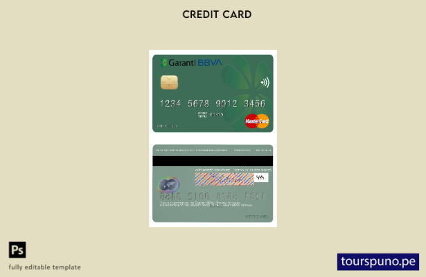 lista para imprimir plantilla de mastercard Rumania Garanti BBVA