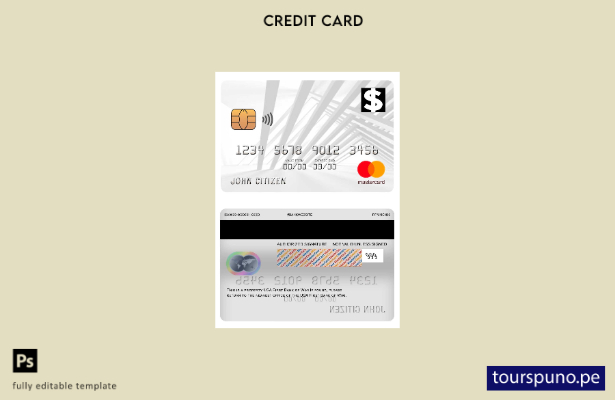 lista para imprimir plantilla de mastercard USA First Bank of Wiki
