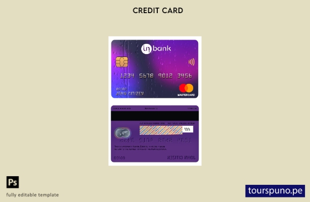 lista para imprimir plantilla de mastercard de Estonia Inbank