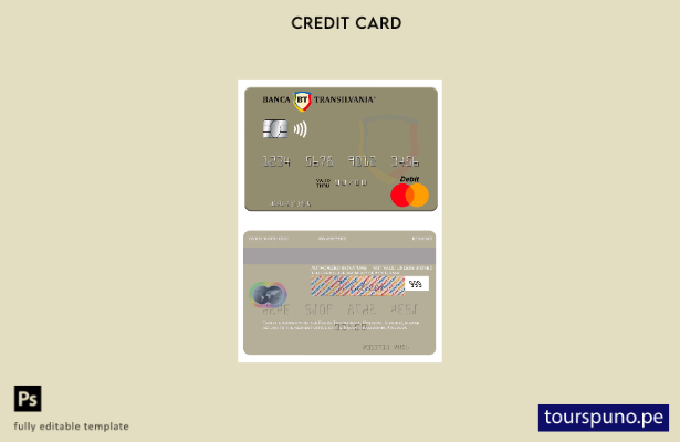 lista para imprimir plantilla de mastercard de Moldavia Banca Transilvania