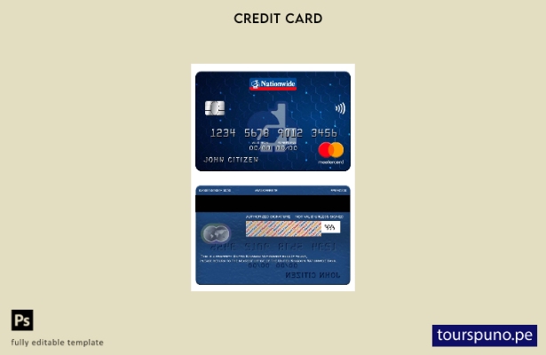 lista para imprimir plantilla de mastercard del banco nacional del Reino Unido
