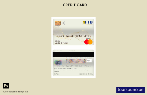 lista para imprimir plantilla de tarjeta de débito maestra del banco de comercio