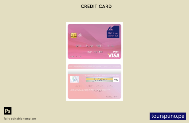 lista para imprimir plantilla de tarjeta de débito visa Dashen Bank de Etiopía
