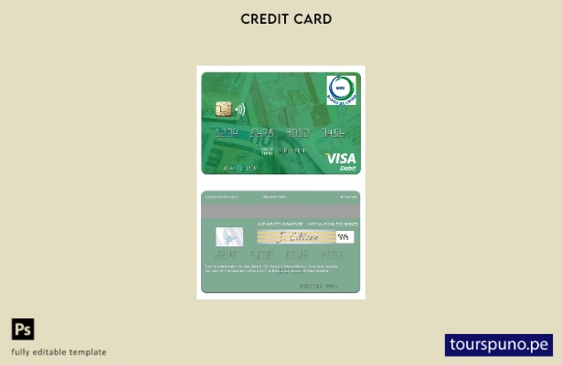 lista para imprimir plantilla de tarjeta de débito visa Guinea Bissau Banco Da U