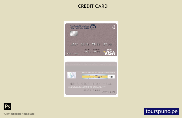 lista para imprimir plantilla de tarjeta de débito visa Jumhouria Bank de Libia