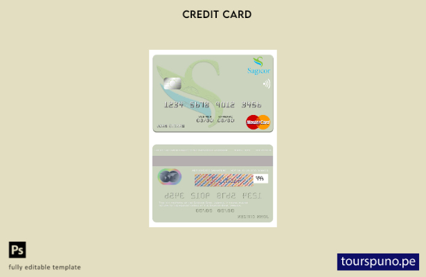 lista para imprimir plantilla de tarjeta mastercard de Jamaica Sagicor Bank