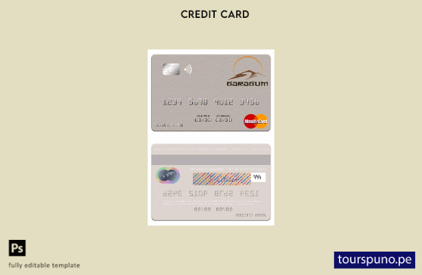 lista para imprimir plantilla mastercard Turkmenistán Garagum IJSB