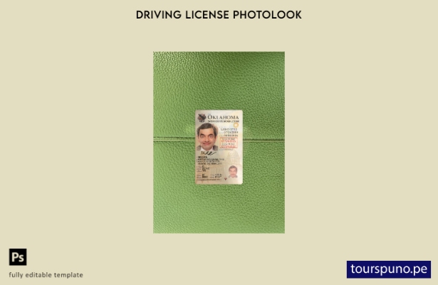 listo para imprimir EE.UU. Oklahoma bajo la plantilla frontal de aspecto fotográ