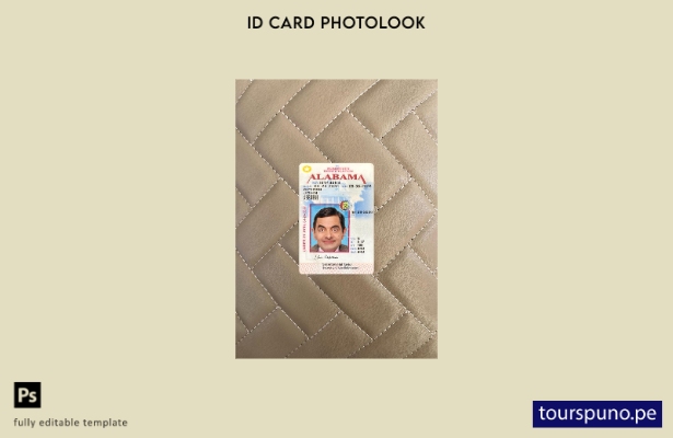listo para imprimir EE. UU. Alabama bajo la plantilla frontal de aspecto fotográ