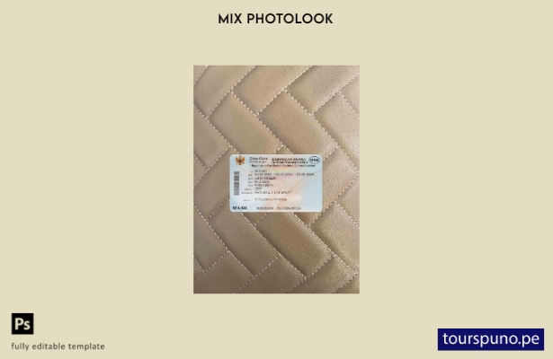 listo para imprimir plantilla FRONTAL del fotolook del certificado de matriculac