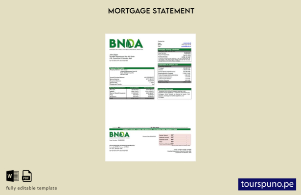 listo para imprimir Declaración de hipoteca de Mali Banque Nationale de Développ