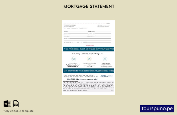 listo para imprimir extracto de hipoteca del banco Andorra MoraBank, páginas,  1