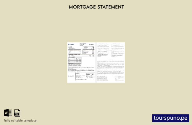 listo para imprimir extracto de hipoteca del banco Think Money del Reino Unido e
