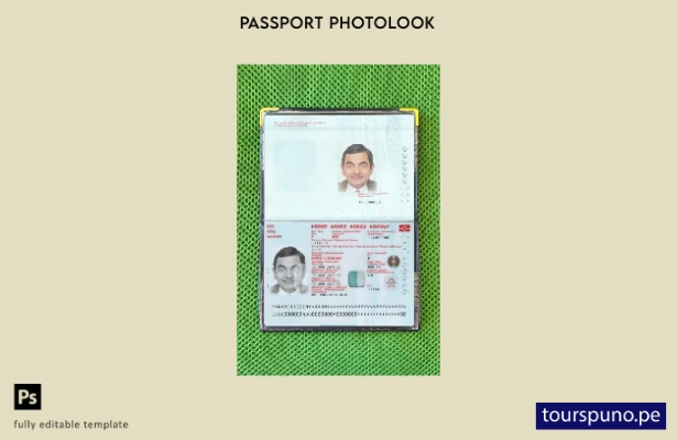 listo para imprimir pasaporte noruego nueva plantilla de aspecto fotográfico act