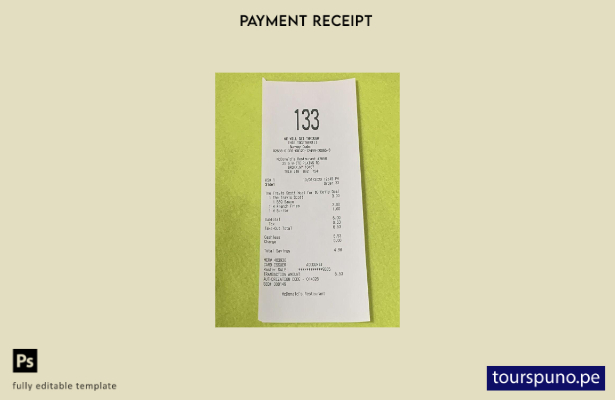 lista para imprimir la plantilla de cheque de pago del restaurante McDonald's